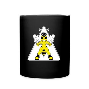 Bee honeyed - Full Colour Mug - black - Front