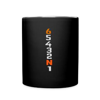 Gang Motorrad motorradfahrer geschenk - Tasse einfarbig - Schwarz - Vorne
