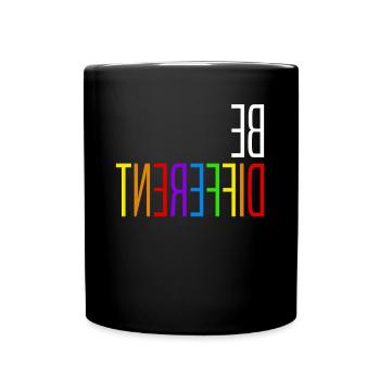 LGBT Gay Pride Lesbian Seien Sie andere Geschenkidee - Tasse einfarbig - Schwarz - Vorne