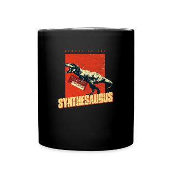Synthétiseur analogique - Synthétiseur T Rex - Mug uni - noir - Devant