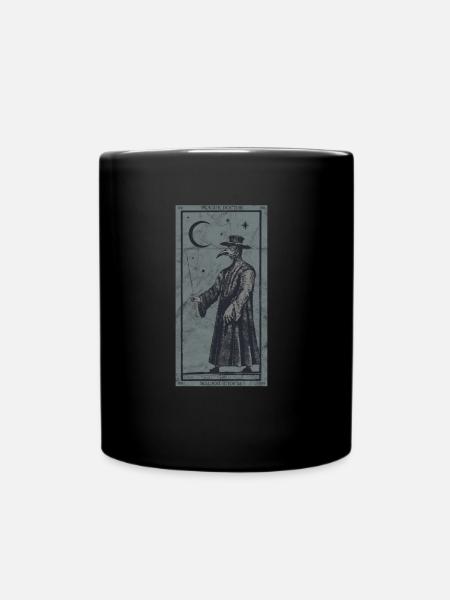 Peste Occulte Docteur Tarot Card Peste Noire - Mug uni - noir