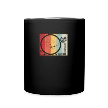 Record Player Analog - Techno Synth DJ Producteur - Mug uni - noir - Devant