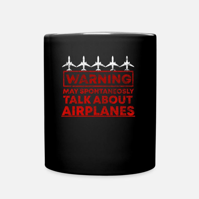 Pilote d'avion - Mug uni - noir