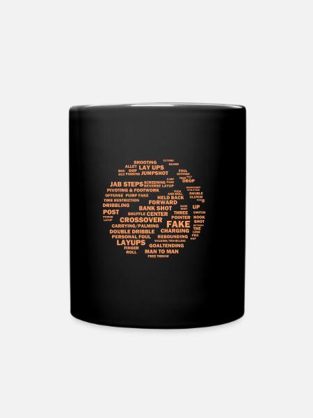 Basketballer basketball - Full Colour Mug - black