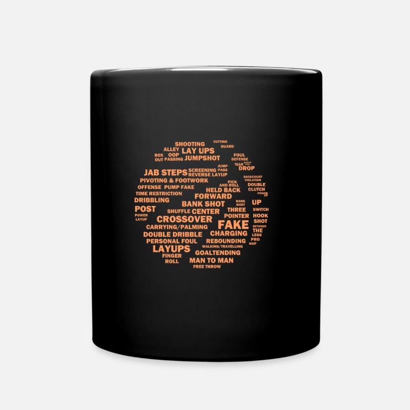 Basketballer Basketball - Tasse einfarbig - Schwarz