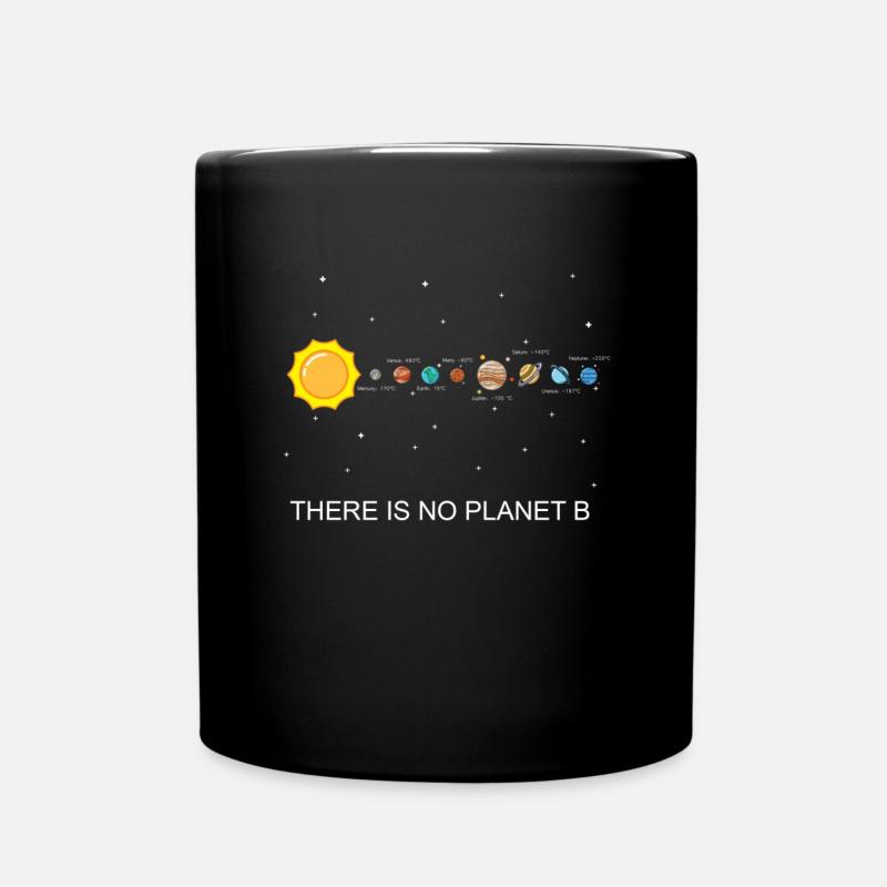 Il n'y a pas de système solaire Planet B - Mug uni - noir