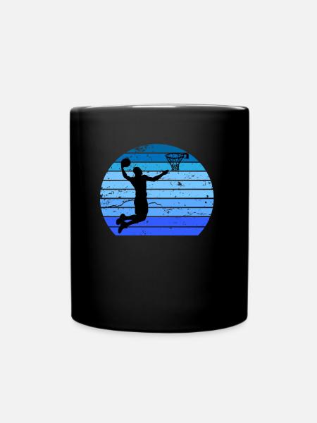 Basketball - Tasse einfarbig - Schwarz