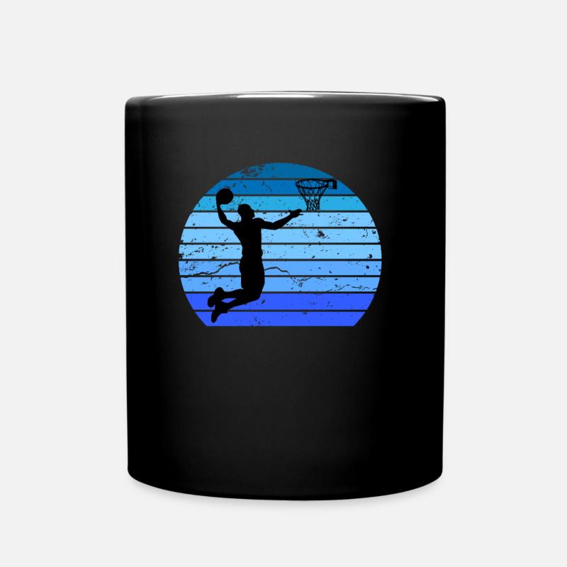 Basketball - Tasse einfarbig - Schwarz
