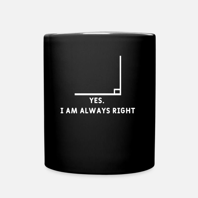 Funny Math Teacher Math Saying - Full Colour Mug - black