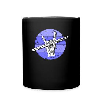 Batteur Pilon - Mug uni - noir - Devant
