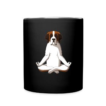 Saint Bernard - Full Colour Mug - black - Front