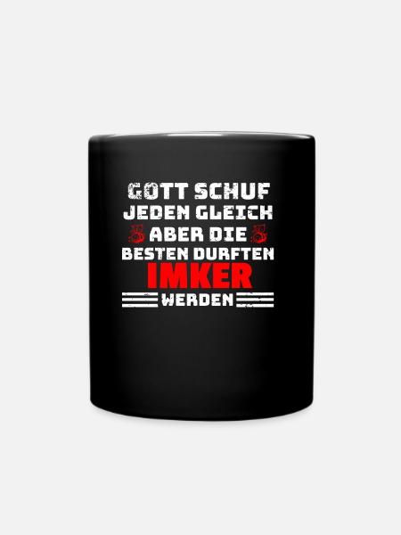 Imker Bienen Spruch - Tasse einfarbig - Schwarz