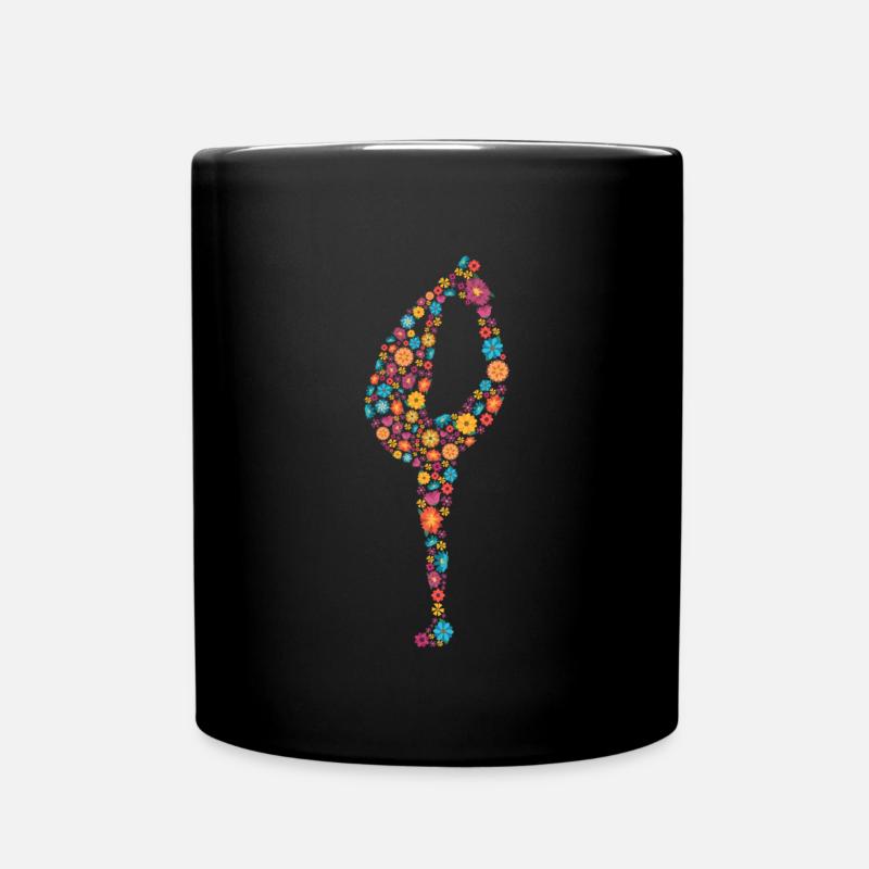 Figure Skating Gift for Figure Skater - Full Colour Mug - black