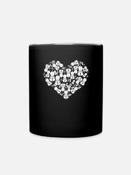 Cello Geschenk für Musiker - Tasse einfarbig - Schwarz