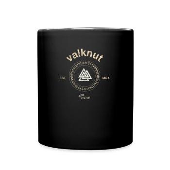Viking Valknut Odin Knot Wotan Norse Mythology - Full Colour Mug - black - Front