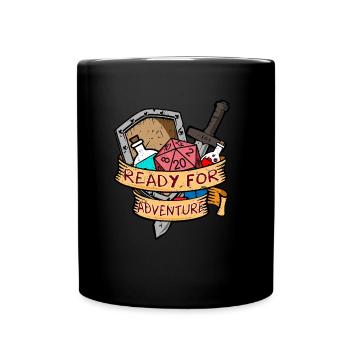 Dice Game Board Game Gift - Full Colour Mug - black - Front