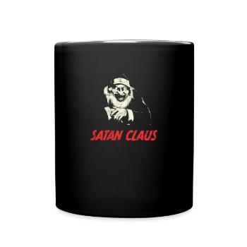 Satan Claus Anti Christmas Xmas Santa Devil - Full Colour Mug - black - Front