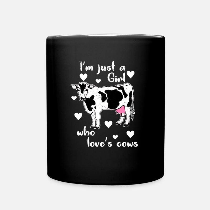 Vaches de l’agriculteur - Mug uni - noir