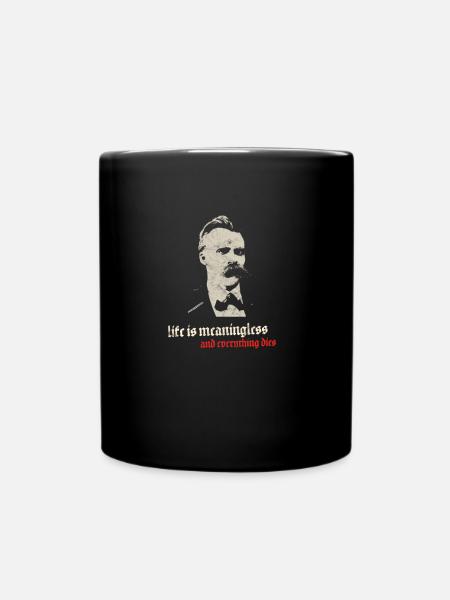 Philosophie vintage Nihilisme Design Nietzsche Kant - Mug uni - noir