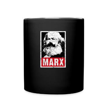 Karl Marx Capital Kommunist Lenin Marxismus Kapital - Tasse einfarbig - Schwarz - Vorne