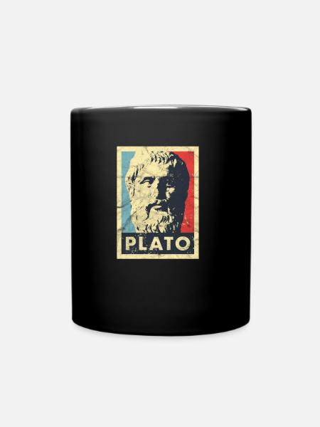 Platon Vintage Greek Philosophy Aristoteles - Mug uni - noir