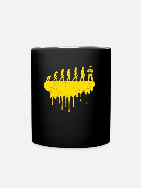 Evolution des apiculteurs abeilles - Mug uni - noir