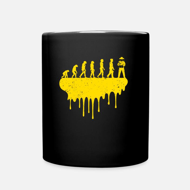 Evolution des apiculteurs abeilles - Mug uni - noir