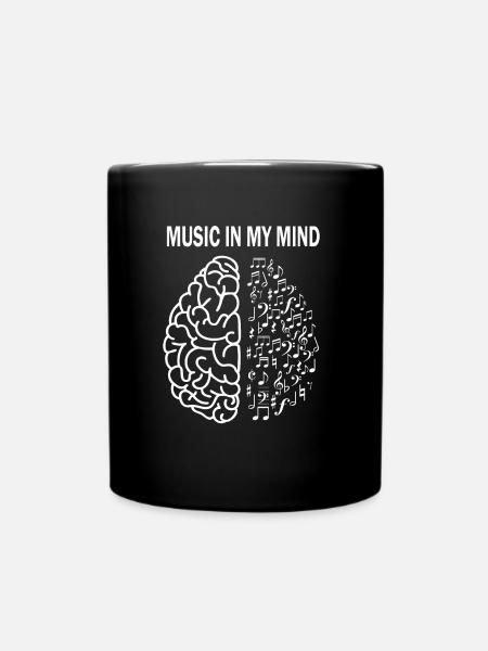 Musiker Musik Spruch - Tasse einfarbig - Schwarz