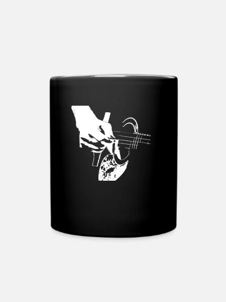 Guitariste guitare acoustique - Mug uni - noir