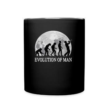 Evolution trumpet music - Full Colour Mug - black - Front