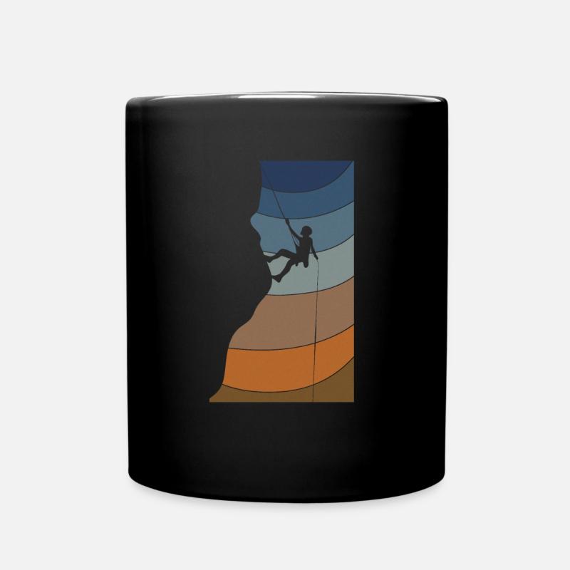 Grimpeur d'escalade - Mug uni - noir