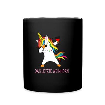 The last Weinhorn unicorn - Full Colour Mug - black - Front
