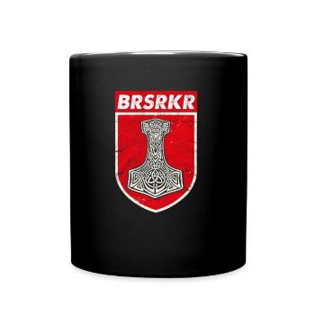 Berserker Wikinger Odin Wotan Norse Mythology - Full Colour Mug - black - Front