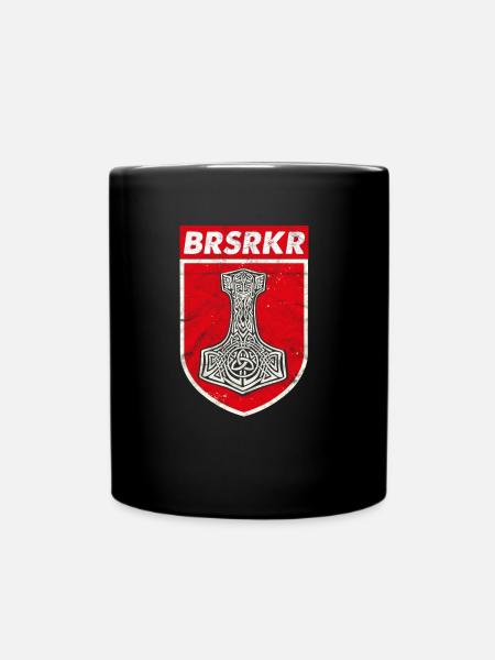Berserker Wikinger Odin Wotan Mythologie nordique - Mug uni - noir