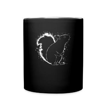 Squirrel - Full Colour Mug - black - Front