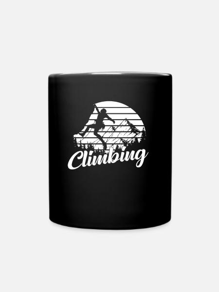 Grimpeurs d'escalade - Mug uni - noir