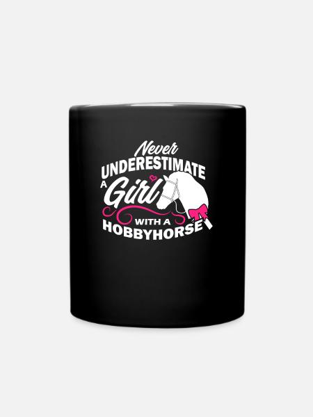 Cheval cheval disant - Mug uni - noir