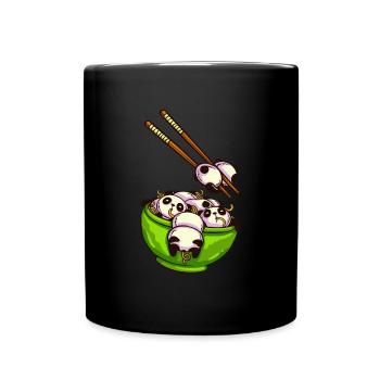 Ramen Pandas Japanese - Mug uni - noir - Devant