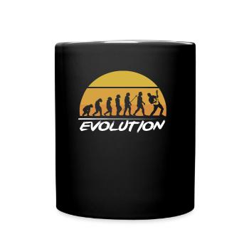 Gitarre Gitarren Evolution - Tasse einfarbig - Schwarz - Vorne
