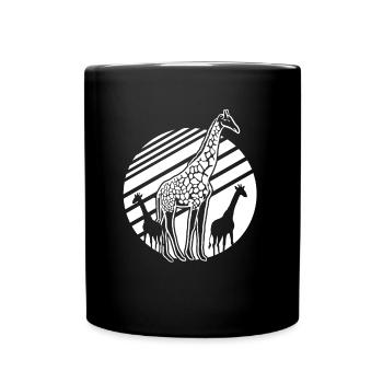Girafes Girafe - Mug uni - noir - Devant
