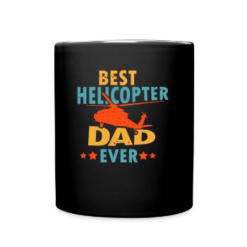 Pilote d'hélicoptère - Mug uni - noir - Devant