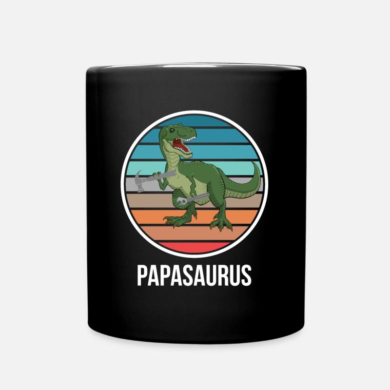 Papasaurus - Mug uni - noir