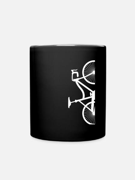 Fahrrad Geschenk für Radfahrer - Tasse einfarbig - Schwarz