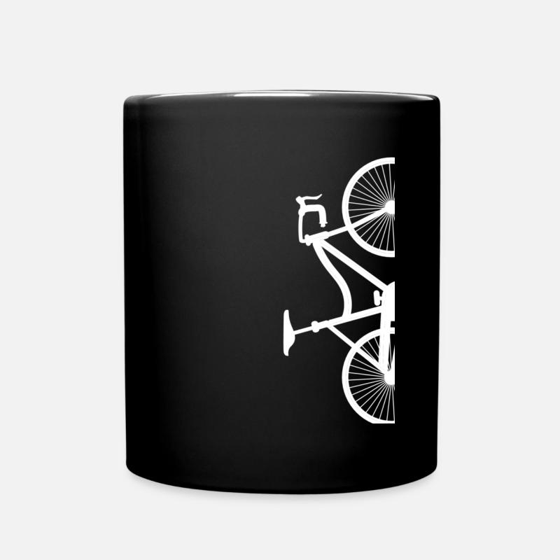 Fahrrad Geschenk für Radfahrer - Tasse einfarbig - Schwarz