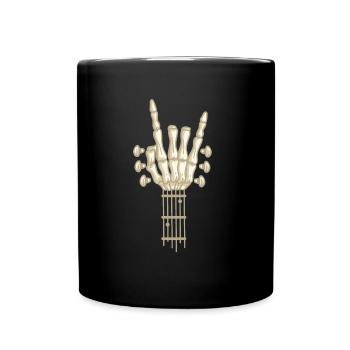 Rock Musique guitare cadeau guitariste - Mug uni - noir - Devant