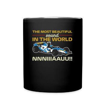 Course du dimanche - Mug uni - noir - Devant