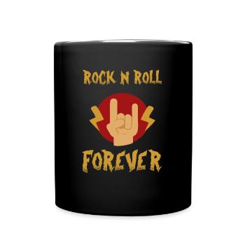 Musique rock n roll musicien rock - Mug uni - noir - Devant