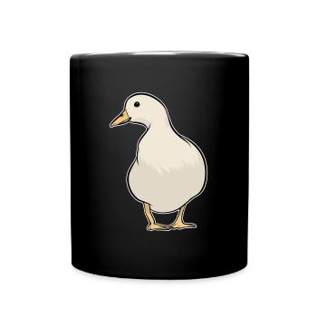 Gans - Tasse einfarbig - Schwarz - Vorne