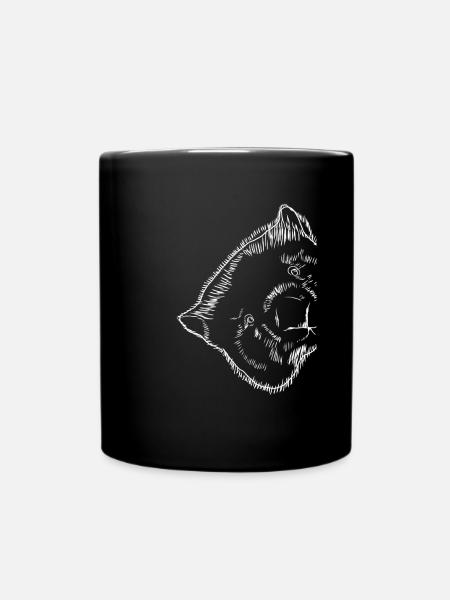 Wombat - Tasse einfarbig - Schwarz