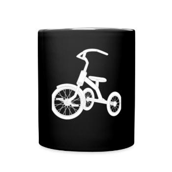 Trois-roues - Mug uni - noir - Devant